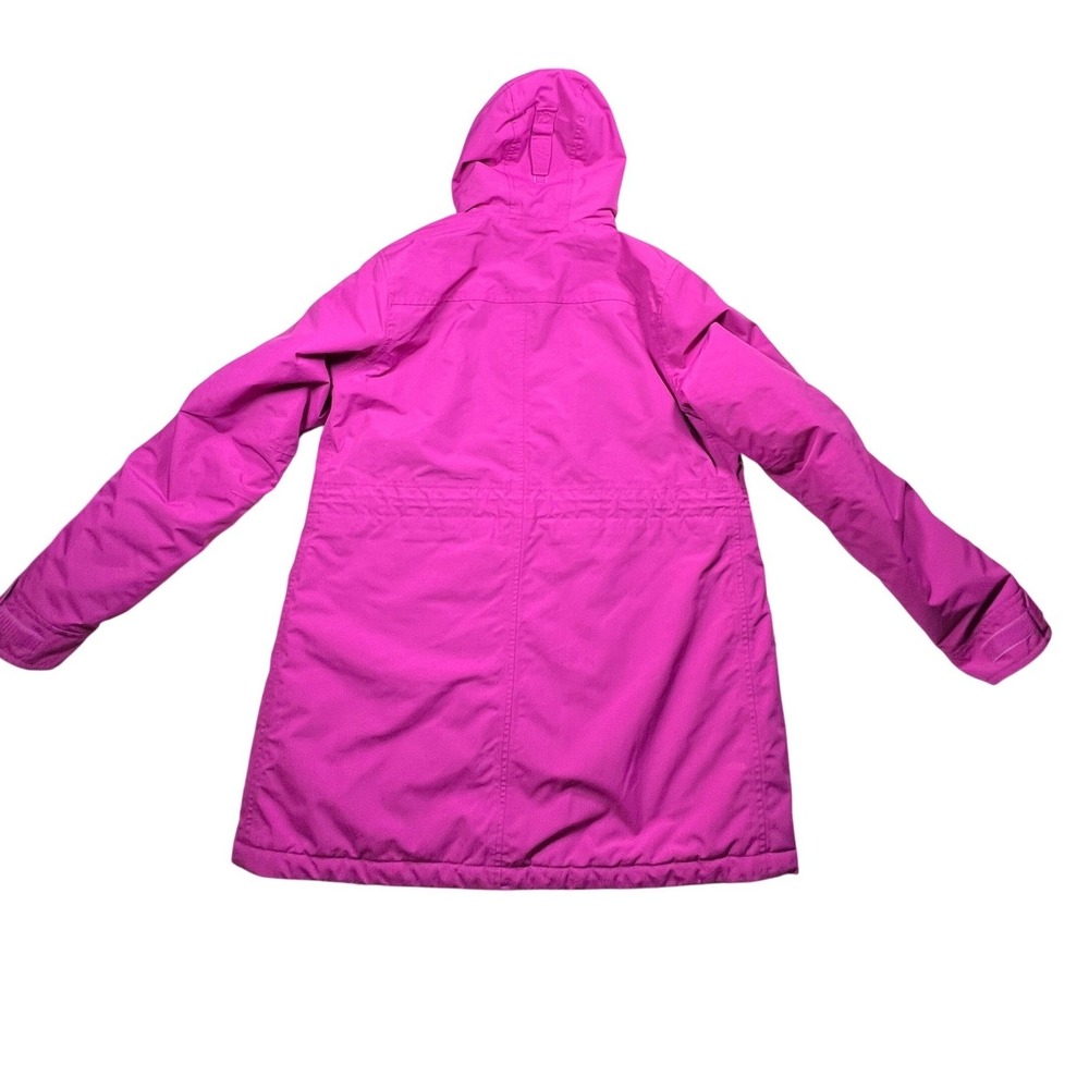 Lands End Squall Parka Jacket Womens L 14 16 Pink Waterproof Insulated Hooded - Picture 4 of 11